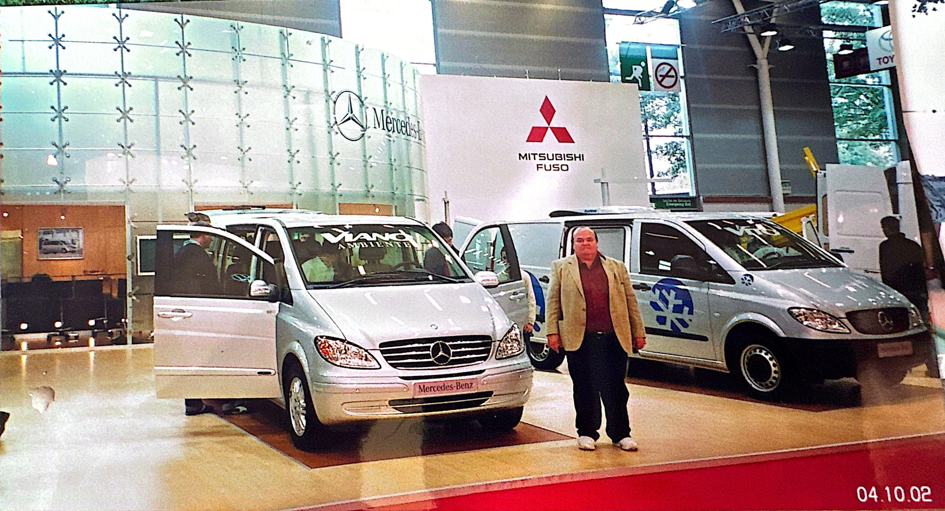 Castelo Fraga em feira Mercedes-Benz